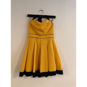 Bebe Eyelet‎ Halter Dress Y2K